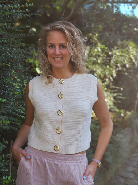 Elsie offwhite | gilet