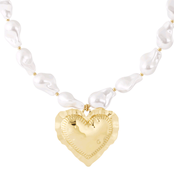 Heart and pearls | ketting