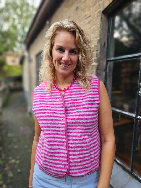 Leah pink | gilet