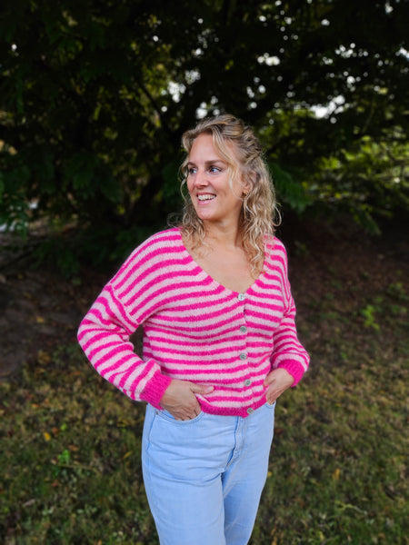 Stripes fuchsia | vest