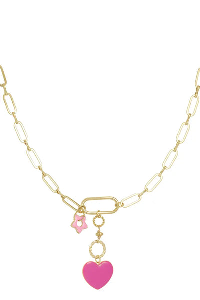 Lot's of love pink | ketting