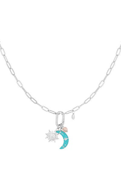 Half moon silver | ketting