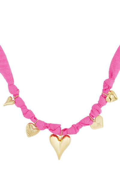 Charm pink | ketting