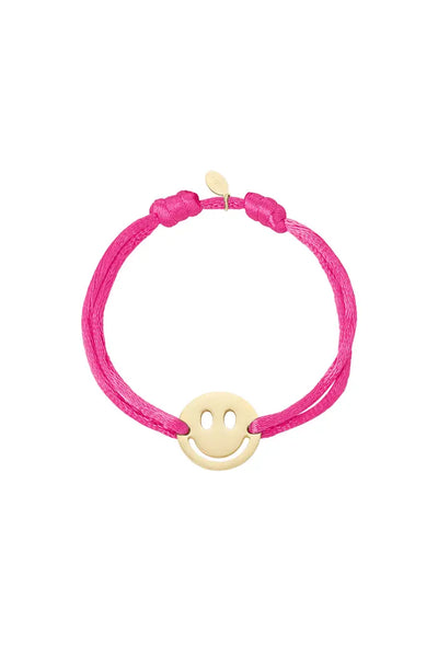 Smiley pink | armband