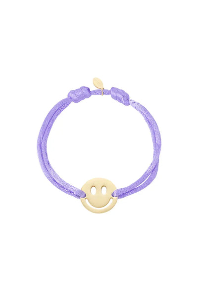 Smiley lilac | armband