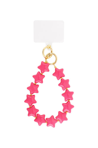 Starry chain pink | telefoonkoordje