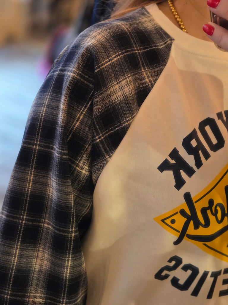 NY check blue | longsleeve