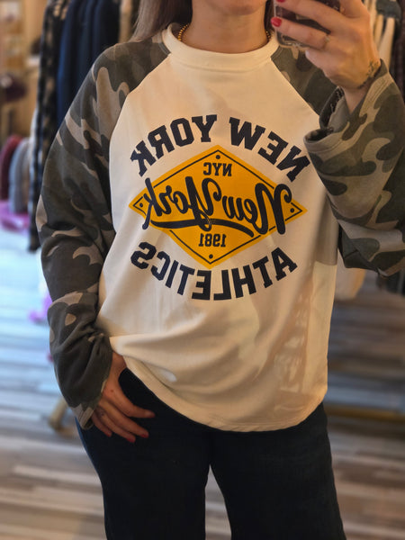 NY camo | longsleeve