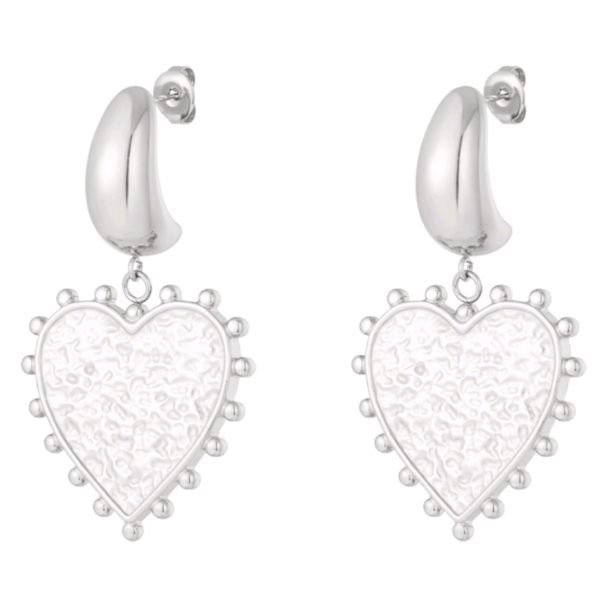 Vida silver | oorbellen