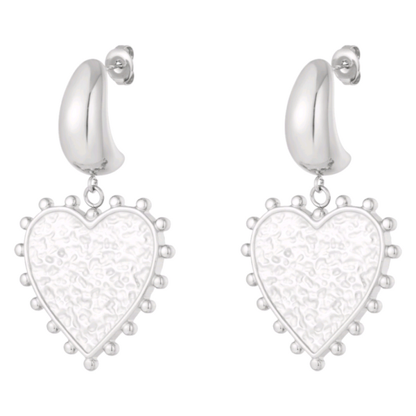 Vida silver | oorbellen