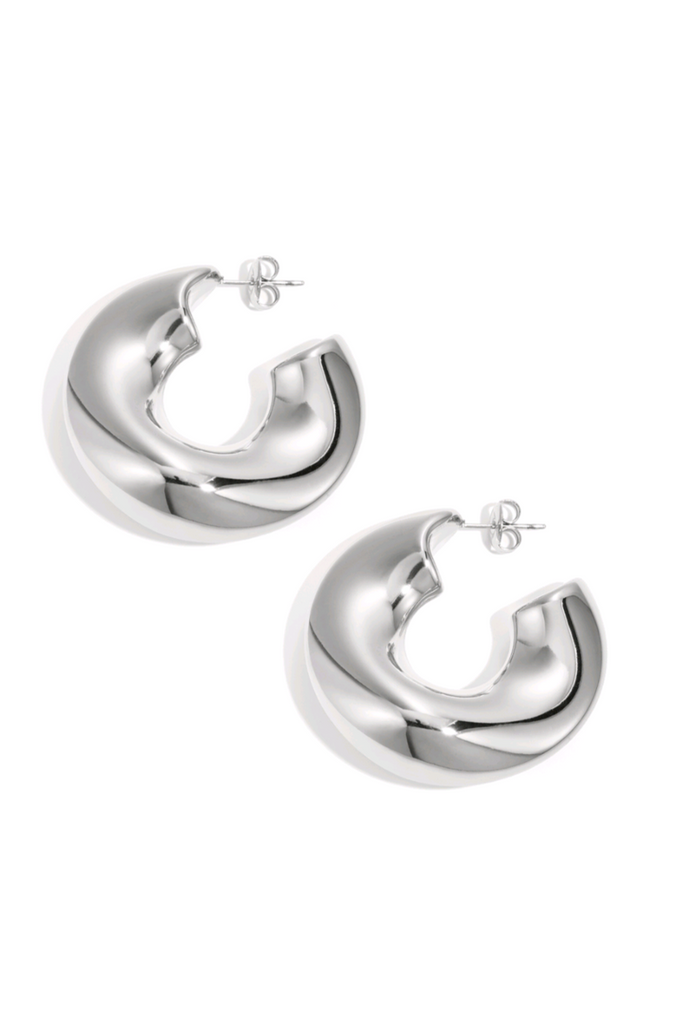 Big hoops silver | oorbellen