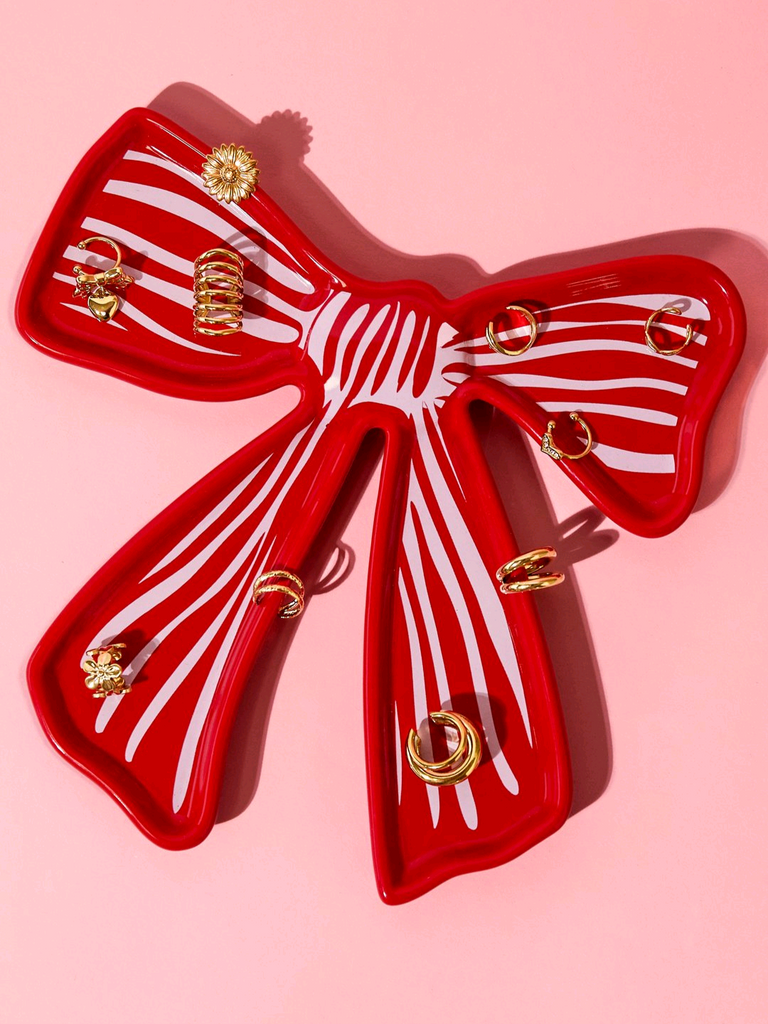 Red | jewelry tray