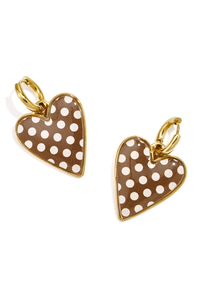 Dotts love Brown | oorbellen