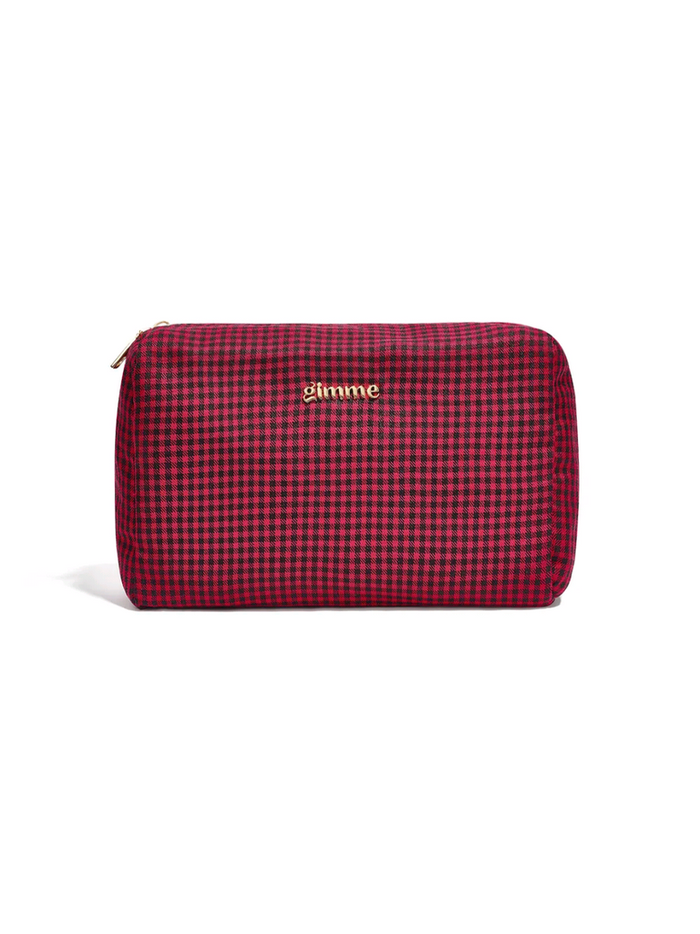 Checkered red | make-up tasje