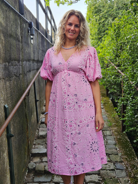 Emma pink | Jurk