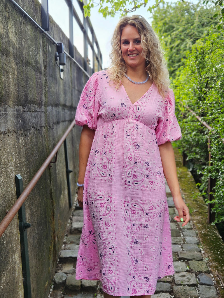 Emma pink | Jurk