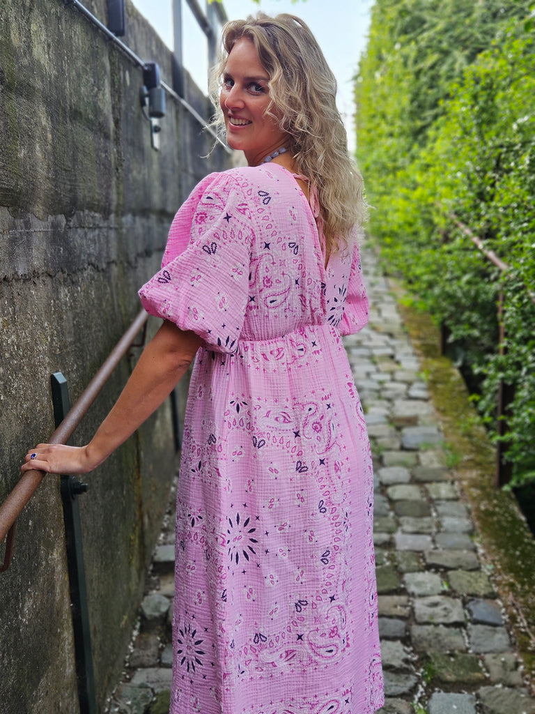 Emma pink | Jurk