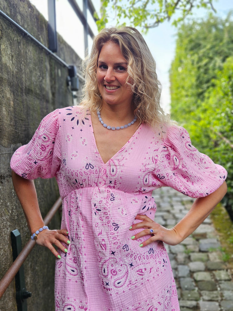 Emma pink | Jurk