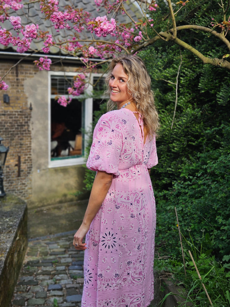 Emma pink | Jurk