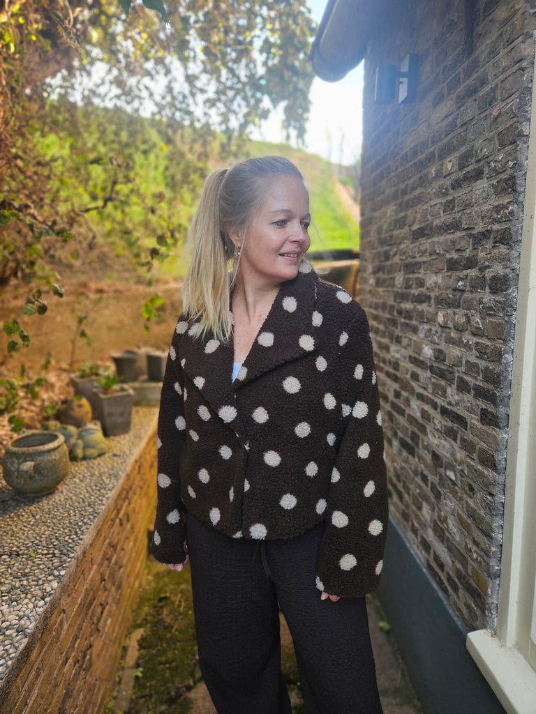 Dots teddy | jacket