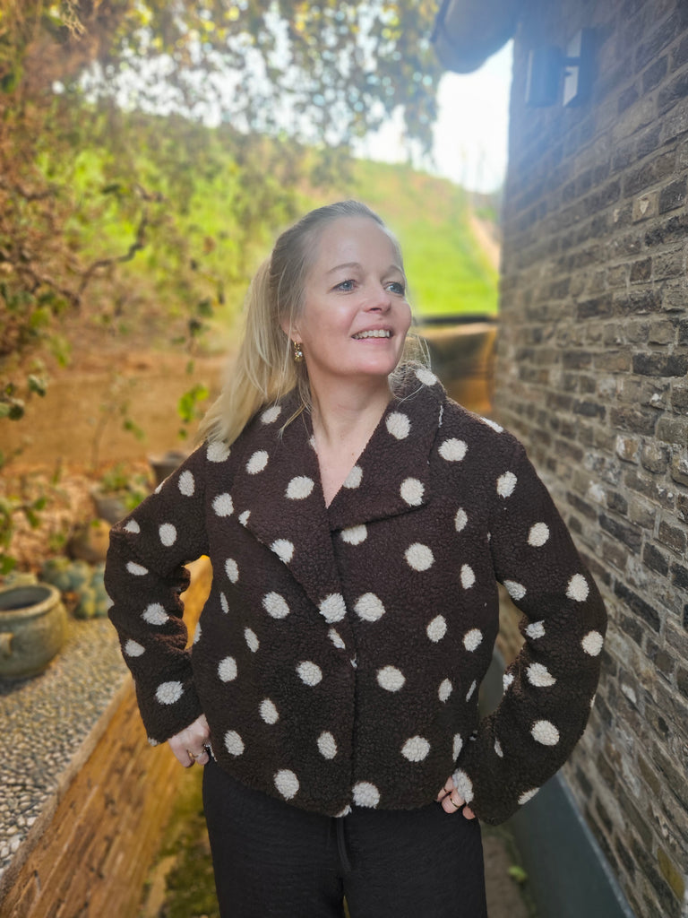 Dots teddy | jacket