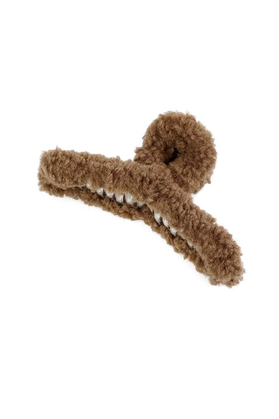 Teddy hairclip | brown