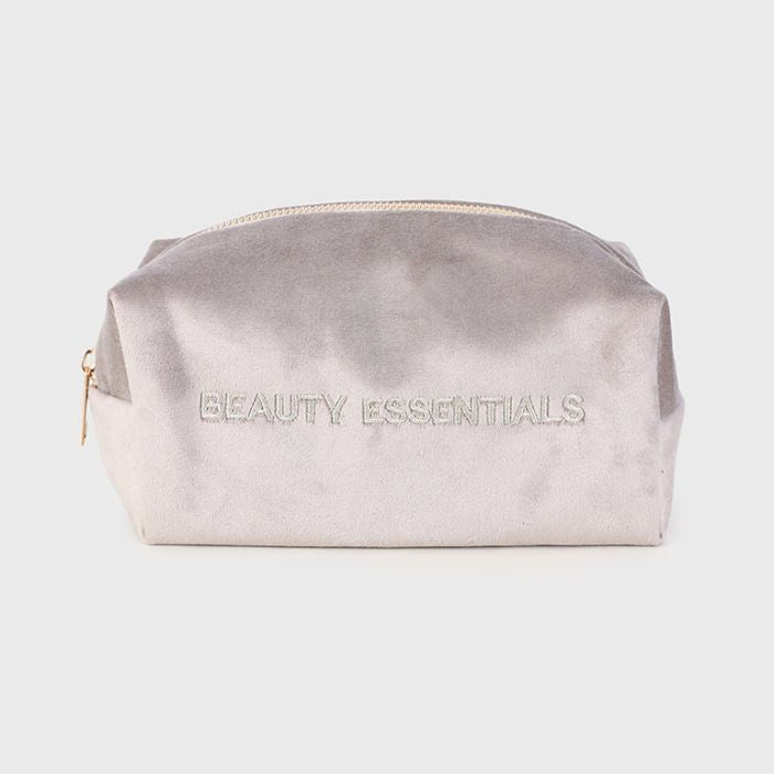 Satin taupe | pouch