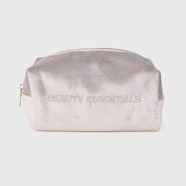 Satin taupe | pouch