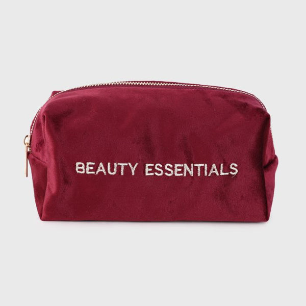 Satin burgundy | pouch