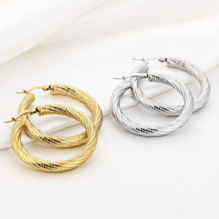 Big hoops silver | oorbellen