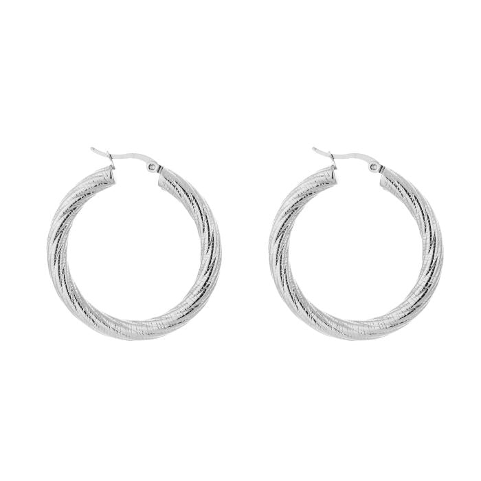 Big hoops silver | oorbellen