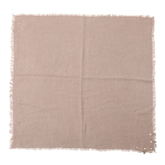 Heart beads beige | sjaal