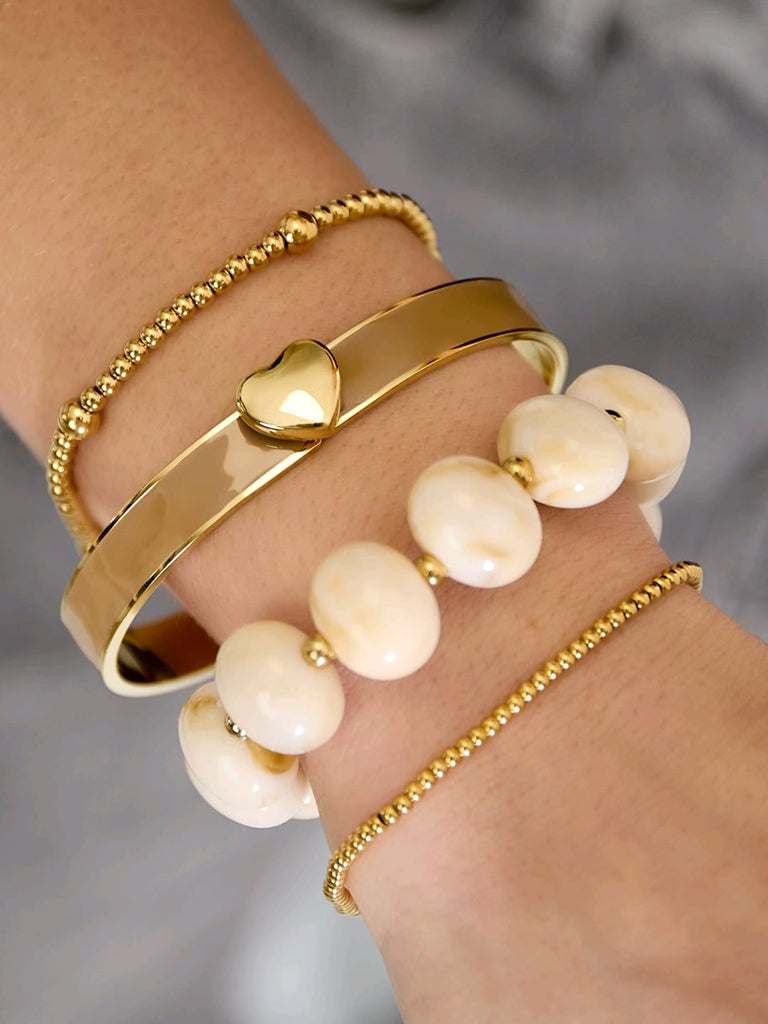 Heart lock nude | armband