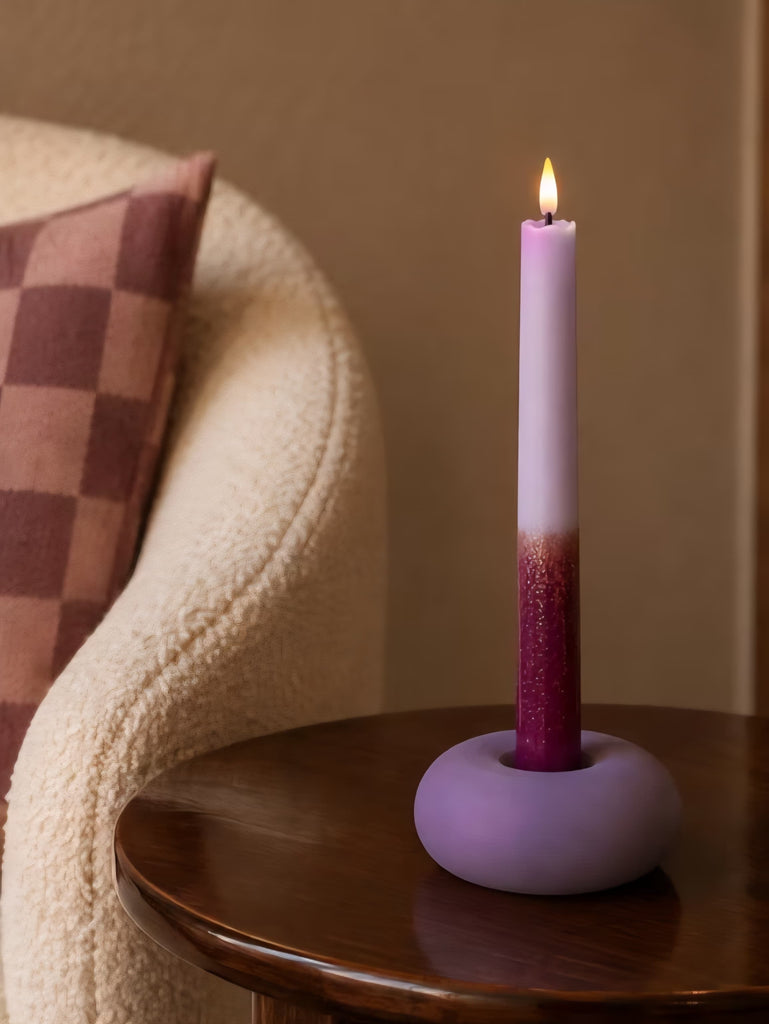 Donut purple | kaarsenstandaard