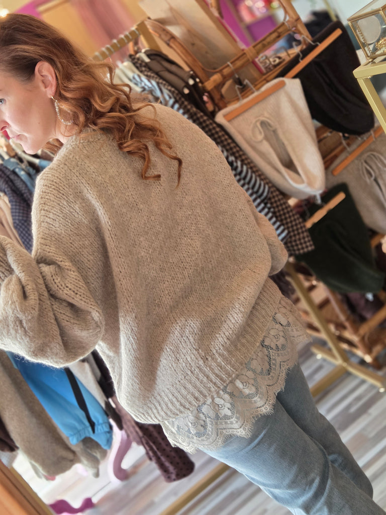 Saar beige | Trui