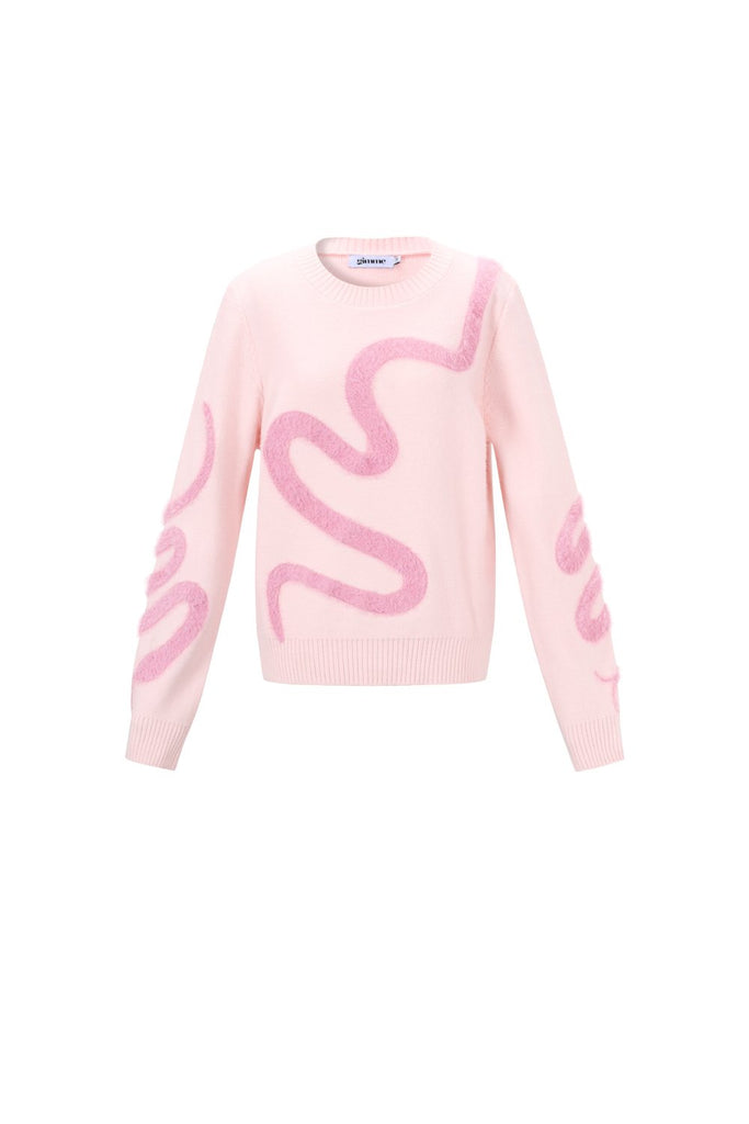 Snake pink | trui