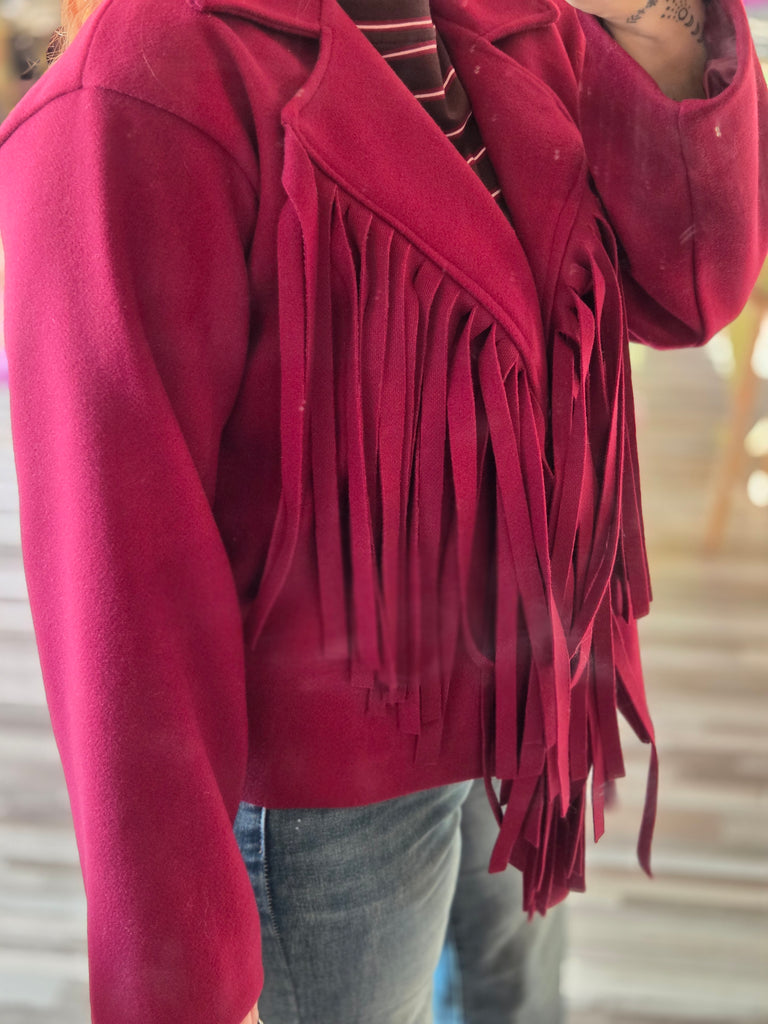Soft fringe Bordeaux | Jasje