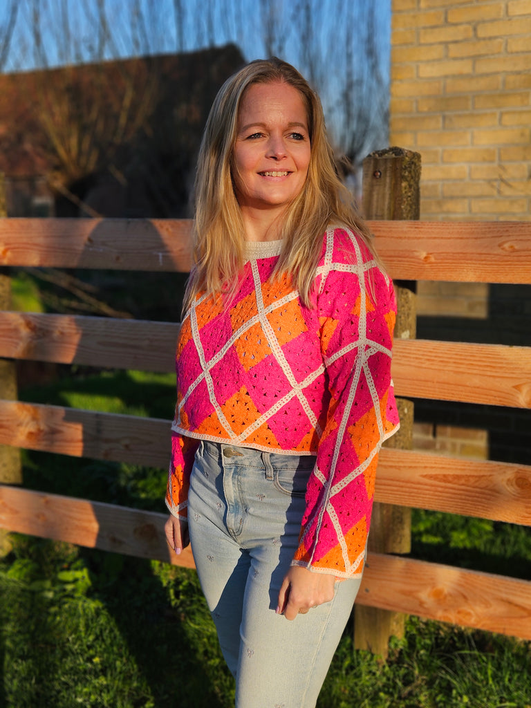 Mila crochet | trui