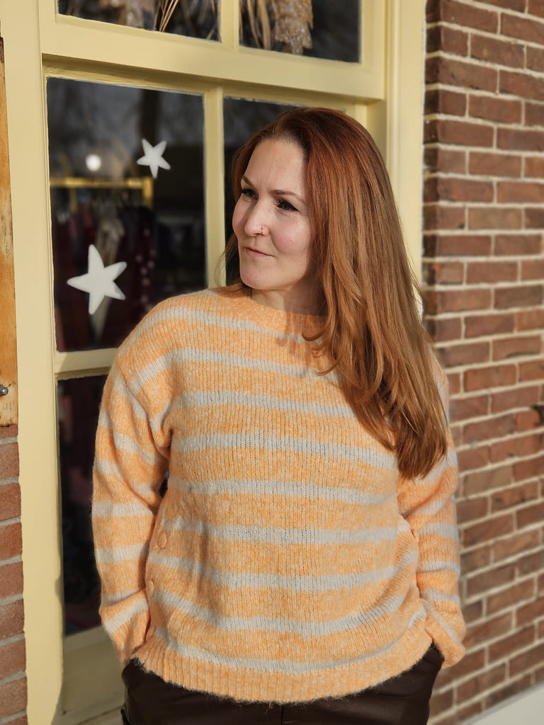 Hailey Orange | Trui