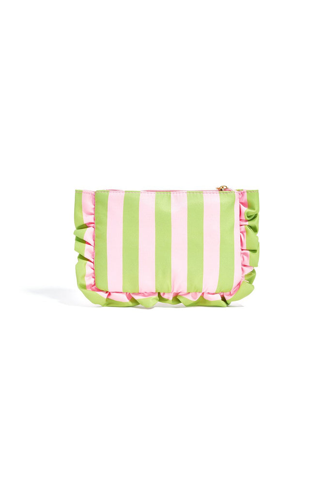 Stripes Lime | make-up tasje