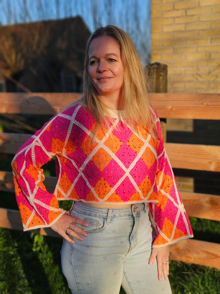 Mila crochet | trui