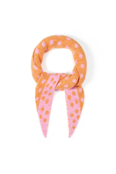 Polka triangle orange | Sjaal