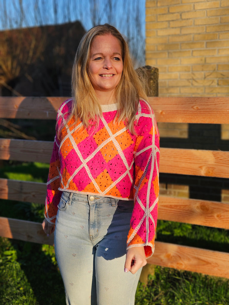 Mila crochet | trui