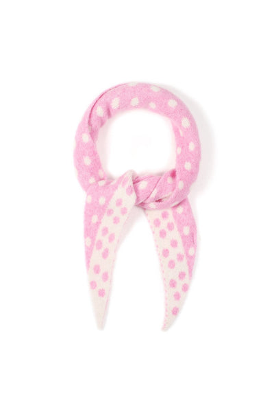 Polka triangle pink | sjaal