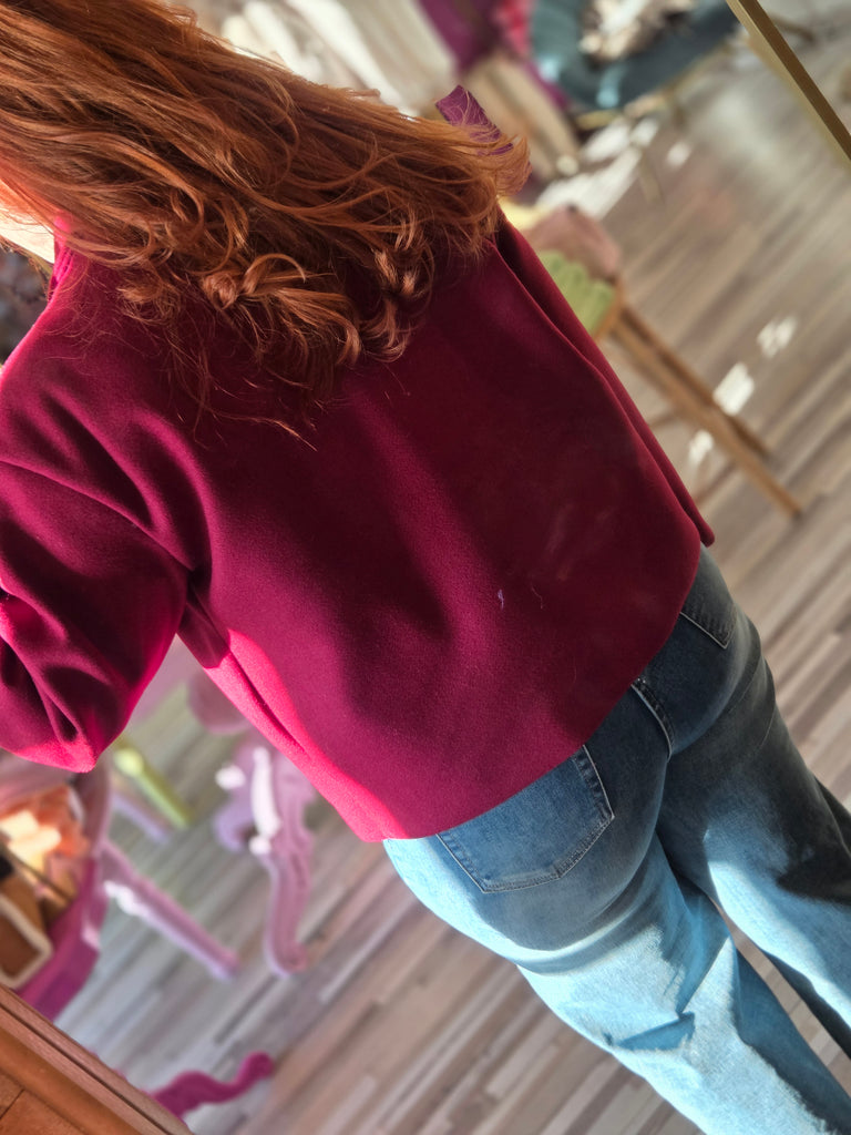 Soft fringe Bordeaux | Jasje