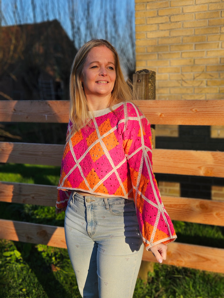 Mila crochet | trui
