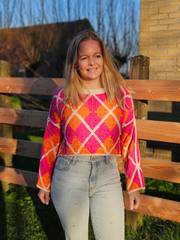 Mila crochet | trui