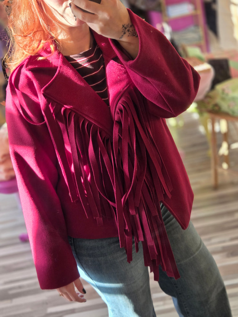 Soft fringe Bordeaux | Jasje