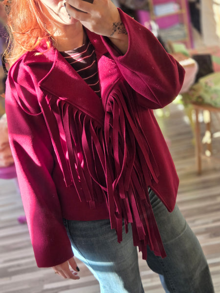 Soft fringe Bordeaux | Jasje
