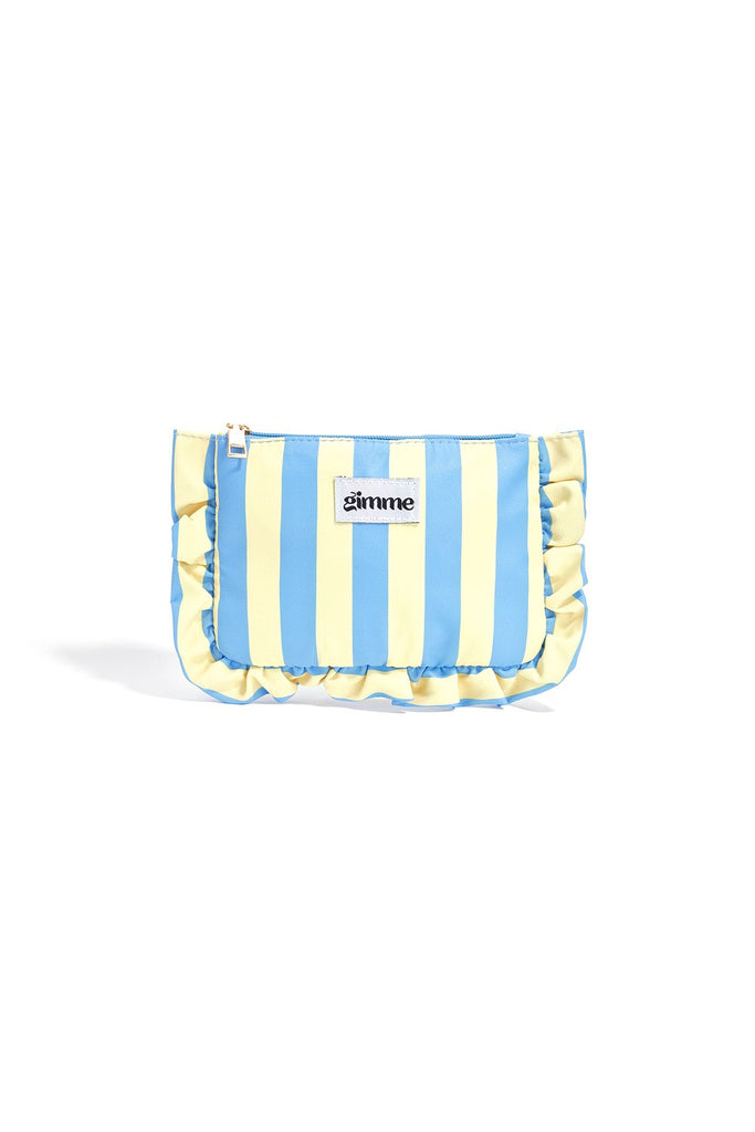 Stripes blue | make-up tasje